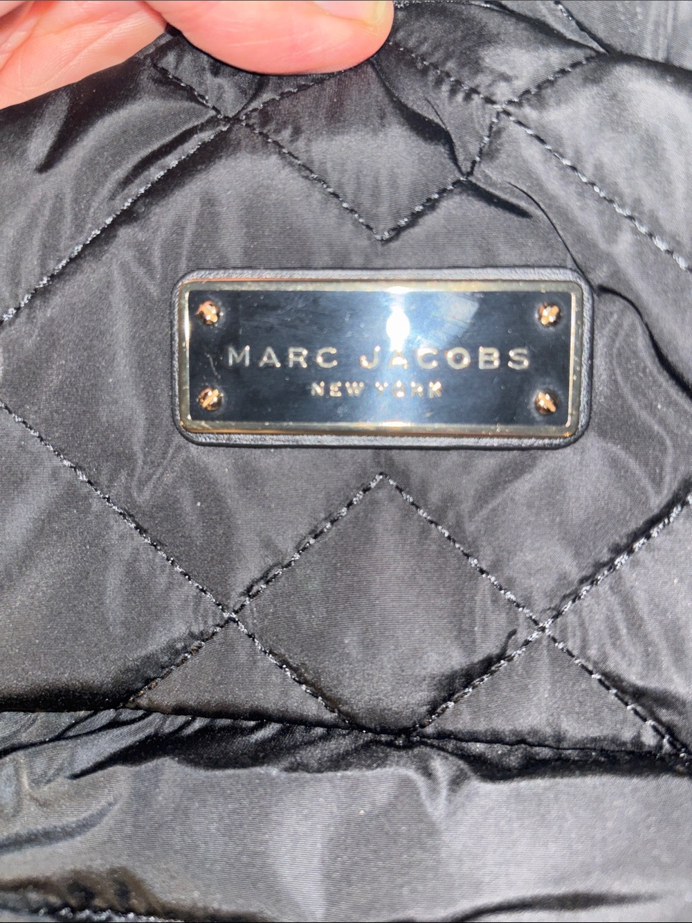 Marc Jacobs New York Quilted Nylon Black Backpack - Picture 3 of 8